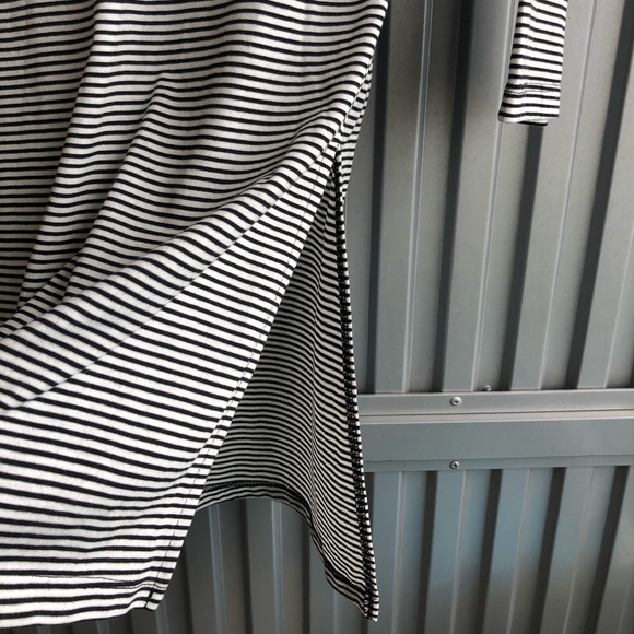 BONGO Black and White Stripe Tunic - Picture 3 of 3